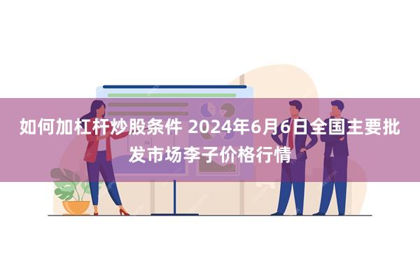 如何加杠杆炒股条件 2024年6月6日全国主要批发市场李子价格行情