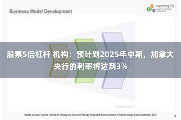 股票5倍杠杆 机构：预计到2025年中期，加拿大央行的利率将达到3%