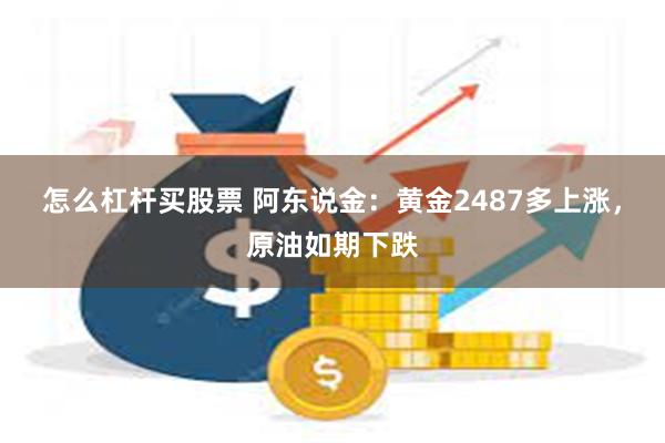 怎么杠杆买股票 阿东说金：黄金2487多上涨，原油如期下跌