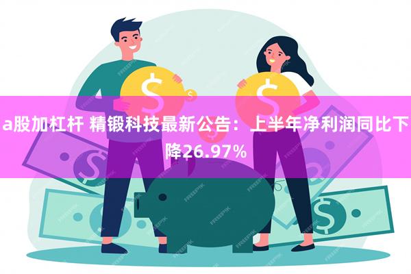 a股加杠杆 精锻科技最新公告：上半年净利润同比下降26.97%